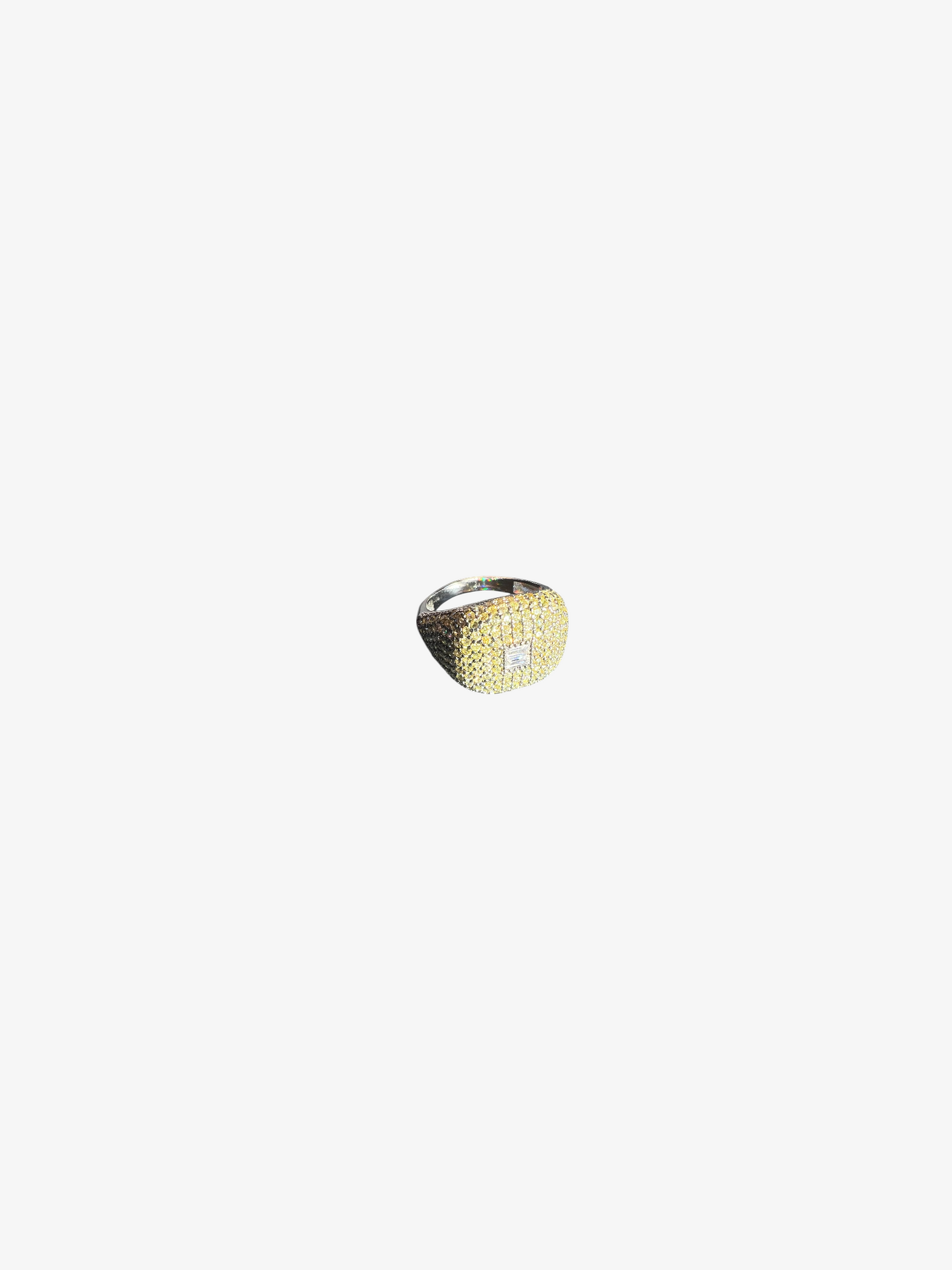 Ασημένιο Δαχτυλίδι Golden Glow