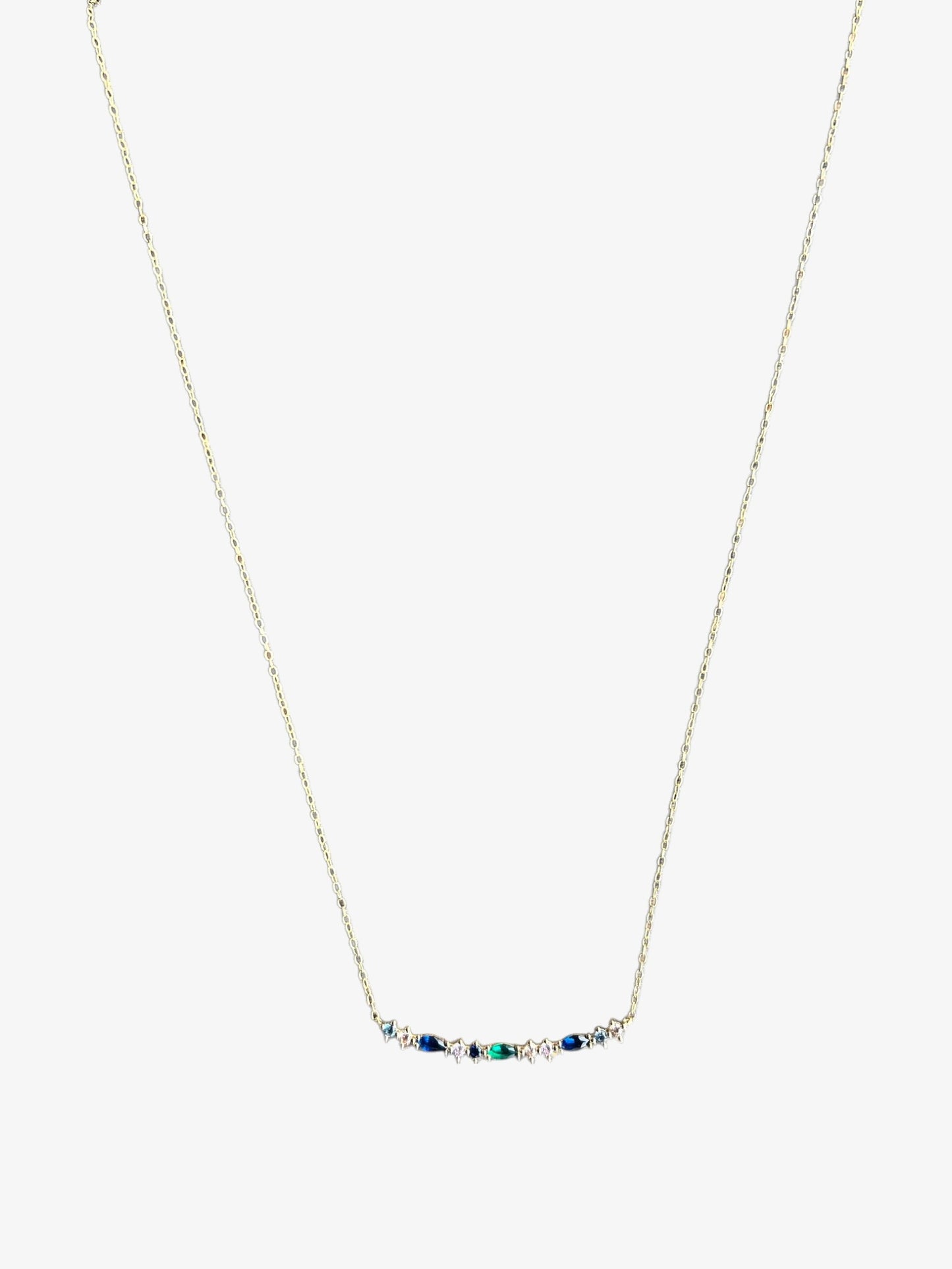 Silver Multicolor Necklace