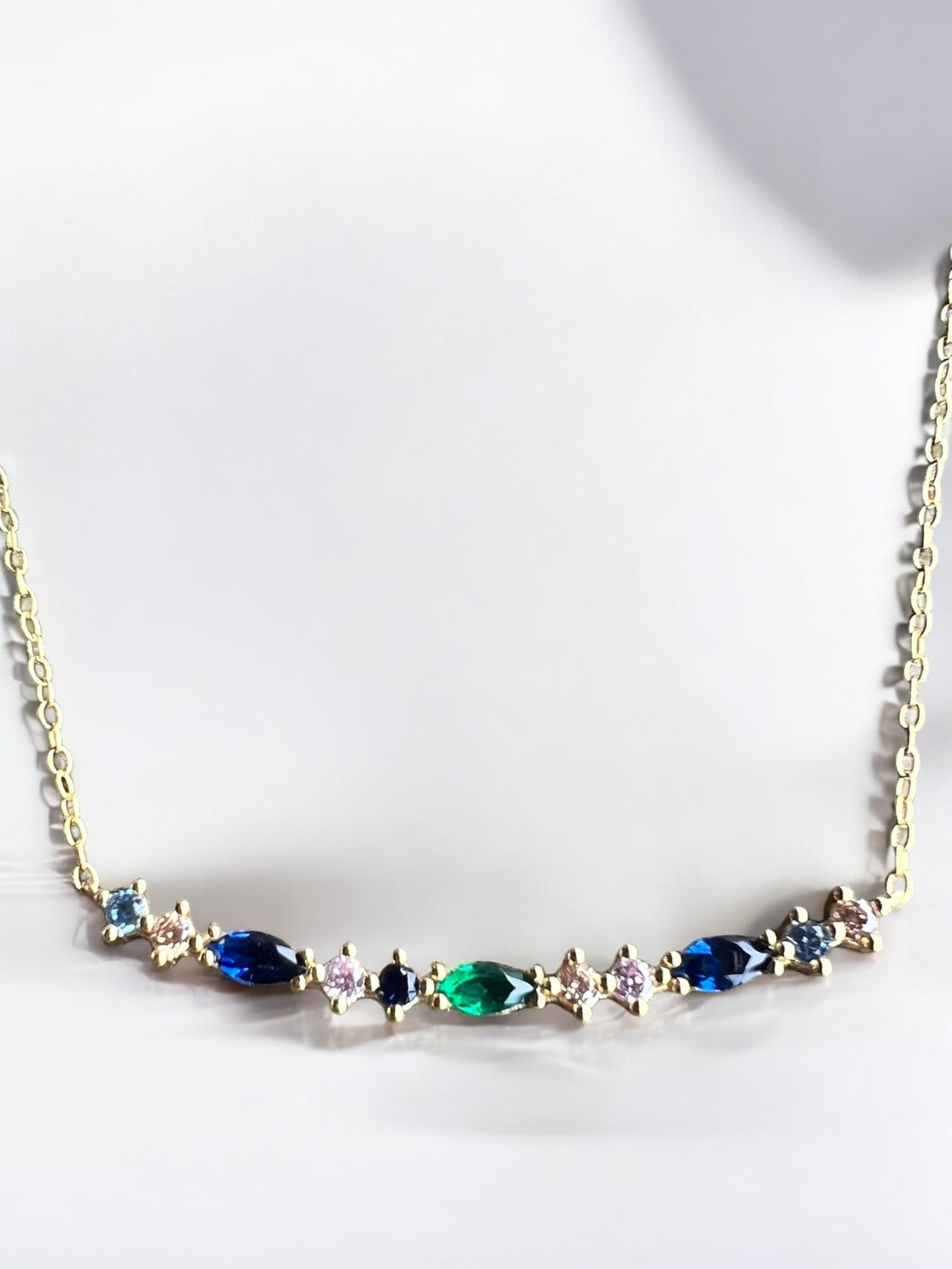 Silver Multicolor Necklace