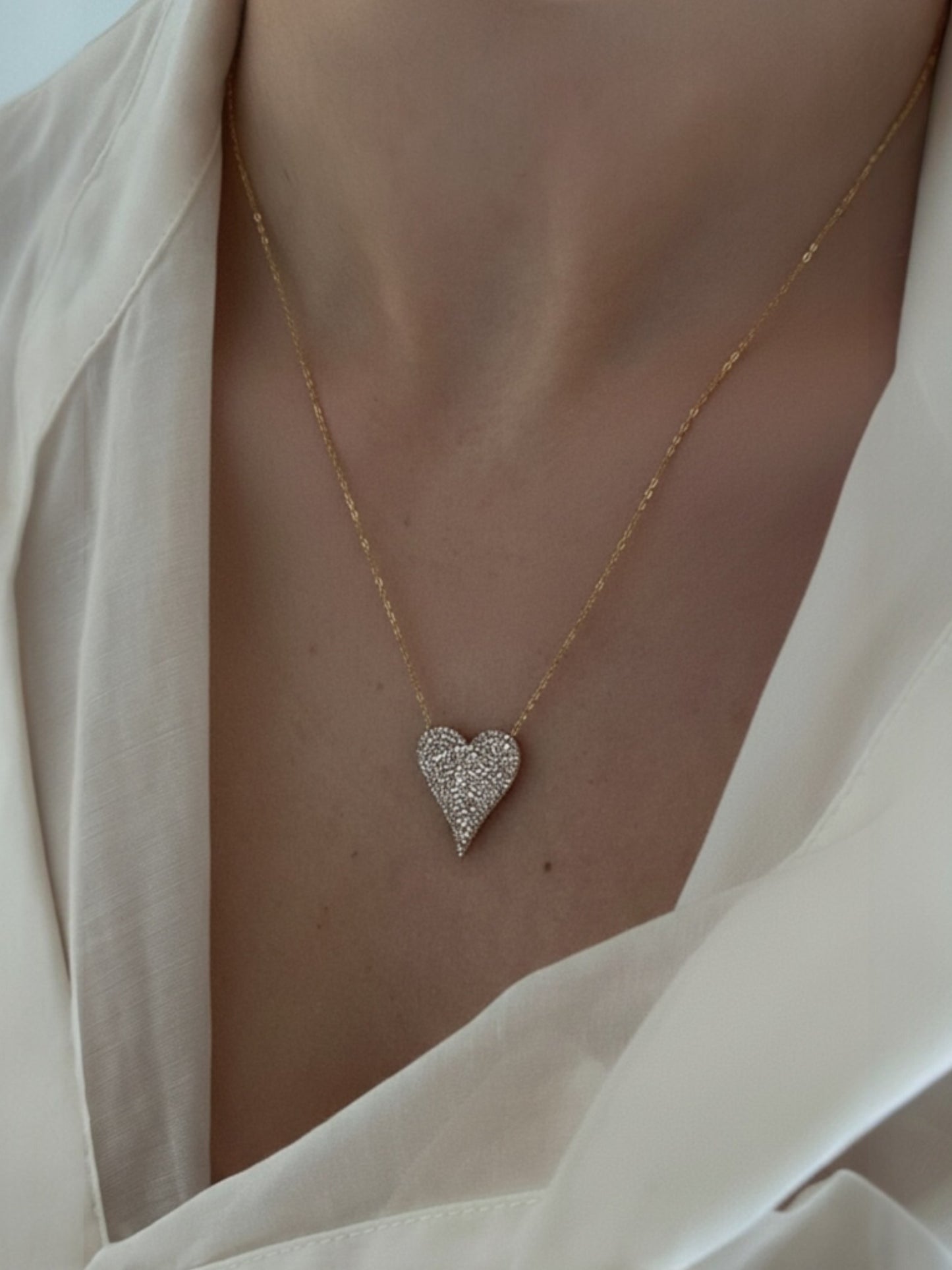 Ασημένιο Κολιέ Purple Heart