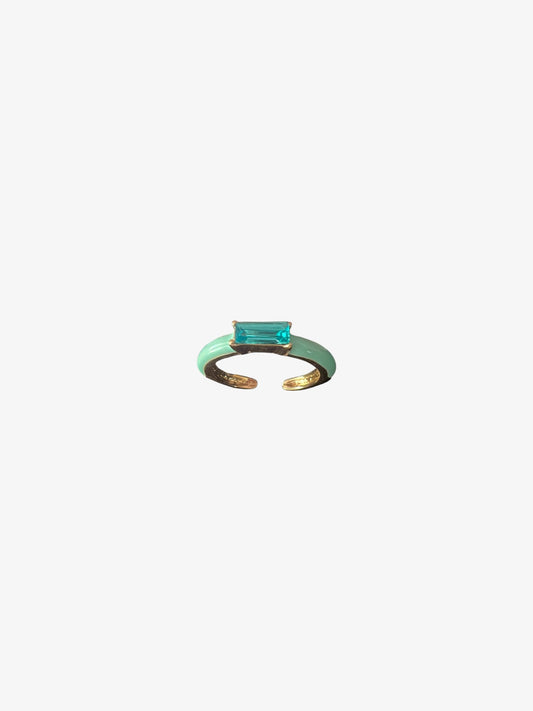 Green Bold Ring