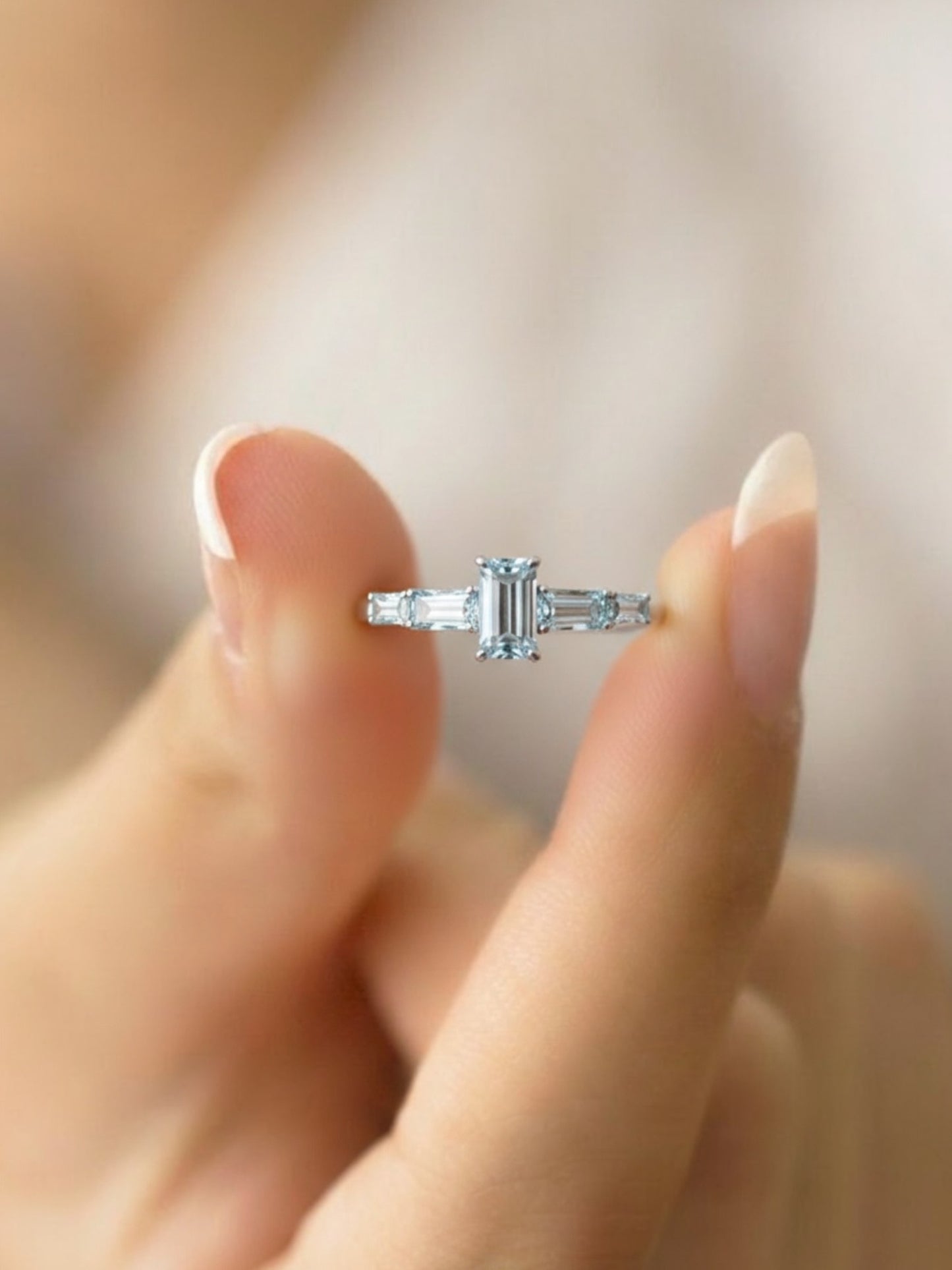 Crystal Line Ring