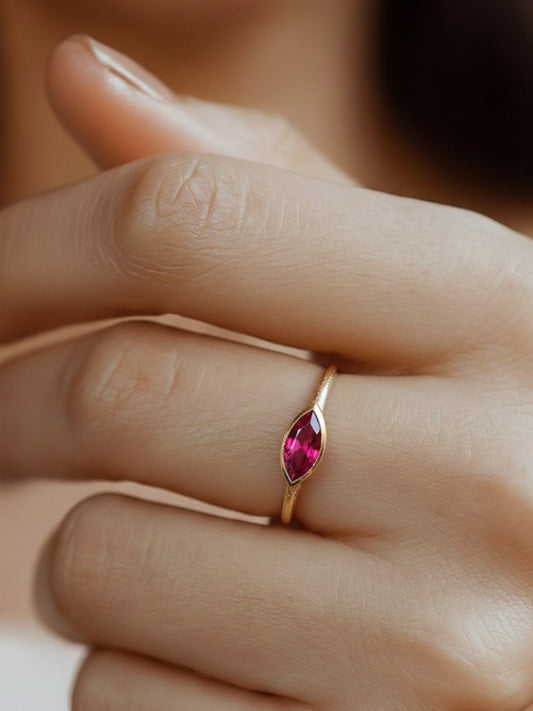 Ασημένιο Δαχτυλίδι Marquise