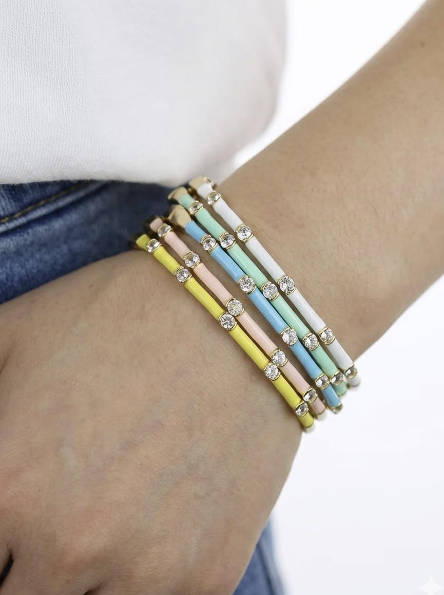 Pastel Enamel Bangle